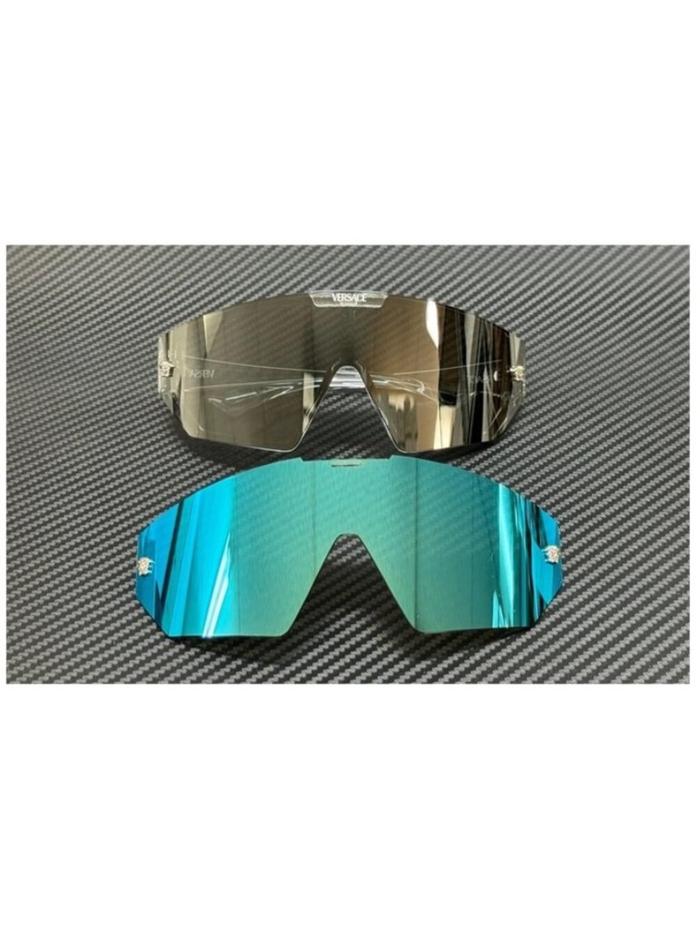 New Versace Men Crystal Sunglasses 70-15-125